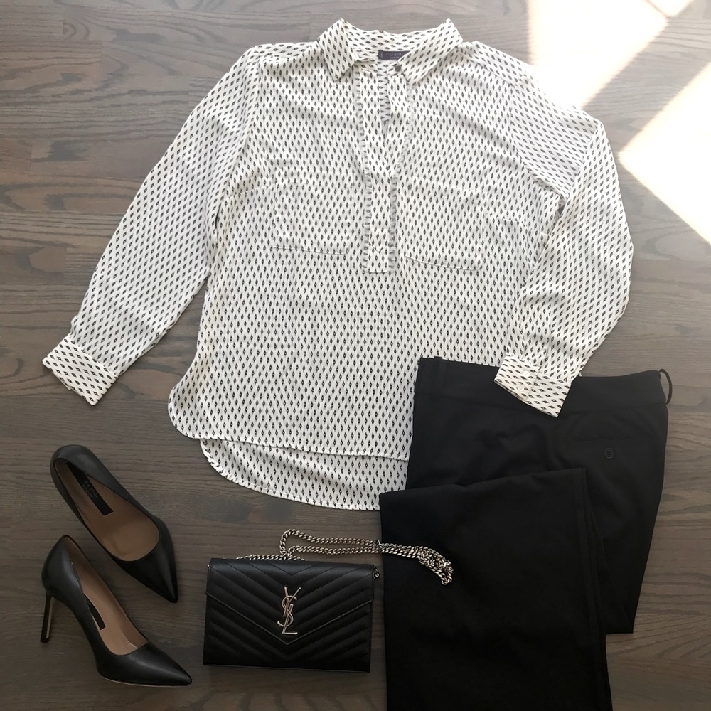 Mango Silky blouse, L